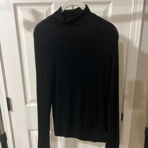 TREASURE & BOND Sheer Layering Turtleneck Black size XS